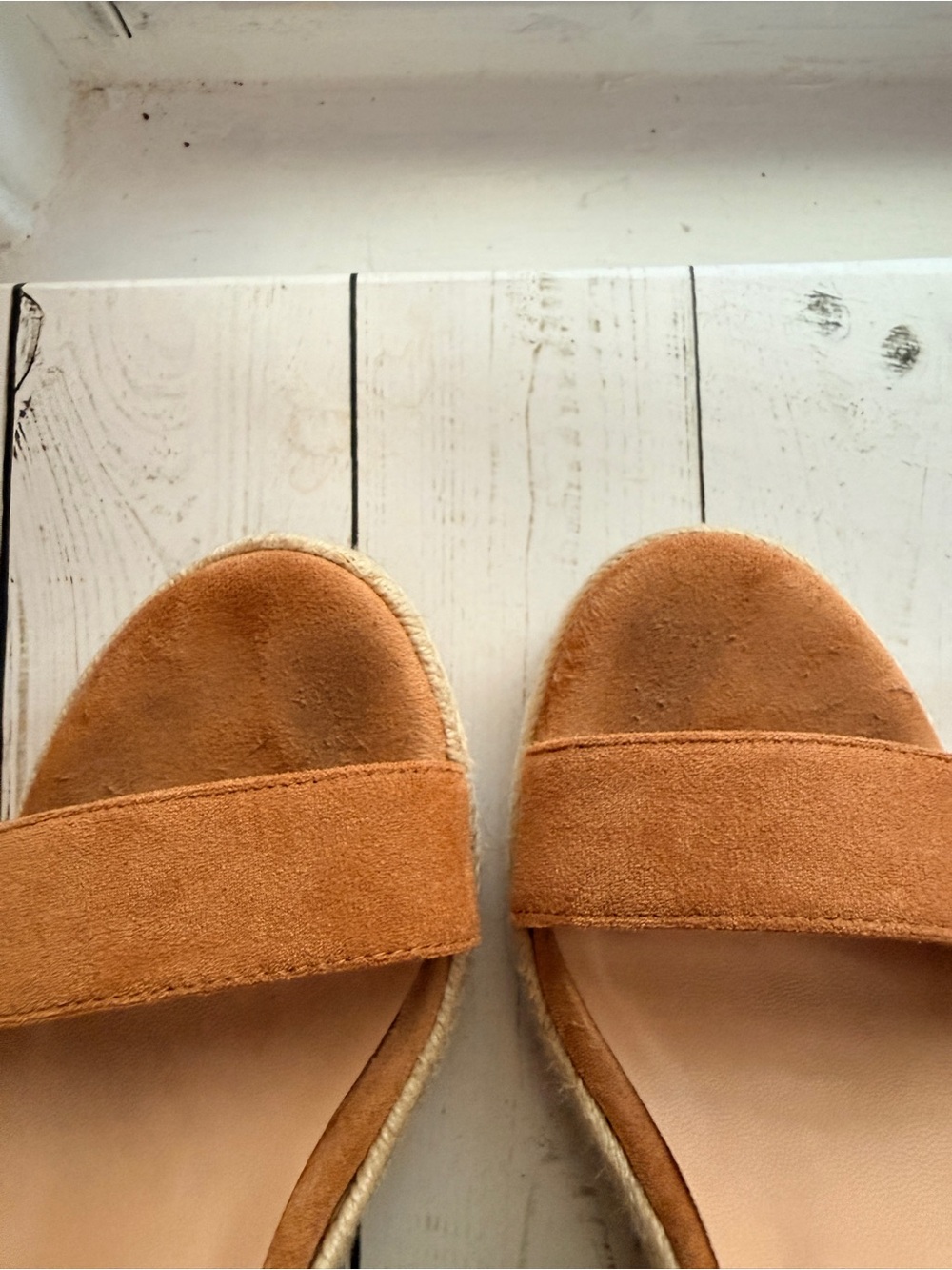 Vicki Vicki | Tan Espadrille Wedge Sandals - Picture 4 of 11